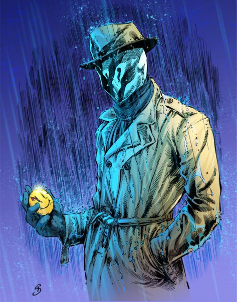 Rorschach by Pressy Patanik on ArtStation Watchmen Rorschach, Rorschach Art, Arte Dc Comics, Dc Comics Superheroes, Superhero Wallpaper, My Partner, Detective Comics, Dc Comics Art, Comic Book Characters