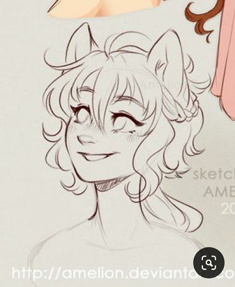 Cat Person Drawing Base, Human With Cat Ears Drawing, Wolf Person Drawing, Human With Wolf Ears And Tail Drawing, Humanoid Cat Oc, Wolf Ears On Human Drawing, How To Draw Cat Ears On People, Human With Dog Ears Drawing, Animal Ears On Humans