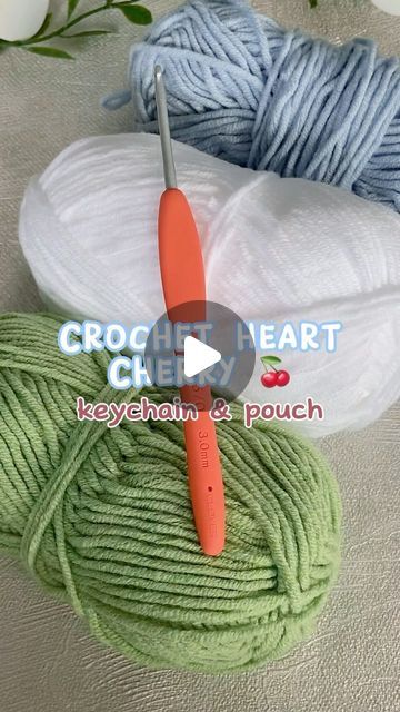 Putri 🌸 on Instagram: "🍒 Crochet Heart Cherry Charm/Keychain & Pouch 🍒
Hi everyone, love is (almost) in the air! Another gift idea for your loved ones 💗
Full tutorial for this keychain & pouch is already up on my channel (kukkacrochet by putri or click link in bio)
Don’t forget to subscribe my channel and tag me if you make this projects ❤️
Happy crocheting! 🧶🫶🏻

#crochet #crochetcherry #crochetpouch #crochetbagcharm #kukkacrochet #crochettutorial #crochetaddict #crochetersofinstagram #crochetlover #crochetlove #crochetgifts #crochetideas #crochetkeychain #crochetheart" Crochet Cherry Keychain, Cherry Keychain, Crochet Cherry, Keychain Pouch, Cherry Charm, Crochet Pouch, Subscribe My Channel, Crochet Lovers, Crochet Keychain