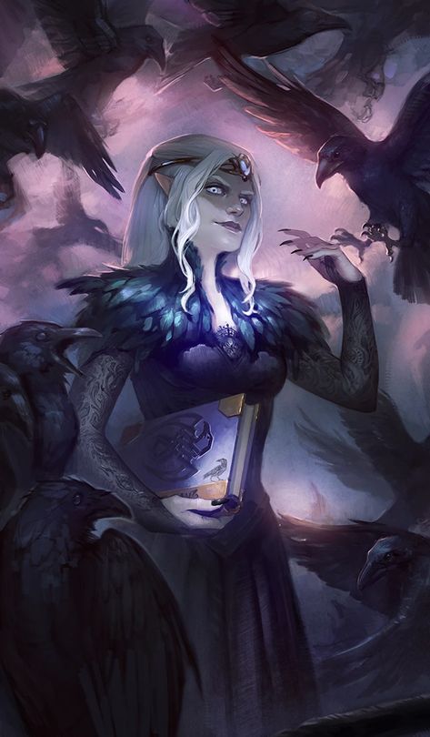 Drow D&D Character Dump - Imgur White Hair Witch Fantasy Art, Drow Princess, Drow Queen, Seelie Queen, Warlock Dnd, Raven Queen, Dungeons And Dragons Characters, Dark Elf, High Fantasy