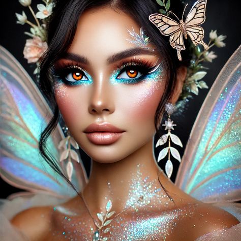 Butterfly Queen Makeup, Butterfly Queen, Queen Makeup, Queen, Halloween, Makeup, Make Up