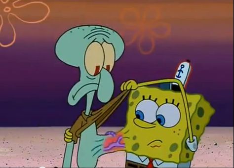 SpongeBob: we're like brothers, only closer. [lifts Squidward's shirt and their hearts are joined together beating then Squidward screams, and separates them] Spongebob And Squidward, Dont Get Attached, Spongebob Squidward, Jw Humor, Spongebob Memes, Inside Jokes, Up Girl, Best Memes, Reaction Pictures