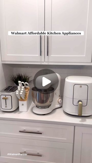 Mercedes Gonzalez Mayo on Instagram: "Affordable Walmart kitchen appliances - linked in my bio! 😍 I literally can’t live without these and they look sooo pretty in my kitchen - so aesthetically pleasing!! Affordable kitchen countertop appliances from Walmart @walmartfashion #walmartpartner #walmartfashion #liketkit @shop.ltk https://liketk.it/4Jo9d" Appliances On Kitchen Counter, Kitchen Appliances Ideas, Affordable Kitchen Appliances, Mercedes Gonzalez, Walmart Kitchen, Kitchen Countertop Appliances, Kitchen Appliance Set, Modern Kitchen Appliances, Affordable Kitchen