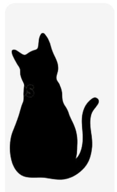 Easy Cat Silhouette, Black Cat Outline, Silhouette Chat, Cat Quilt Patterns, Cat Template, Cat Outline, Exotic Cats, Wood Burning Patterns, Cat Quilt