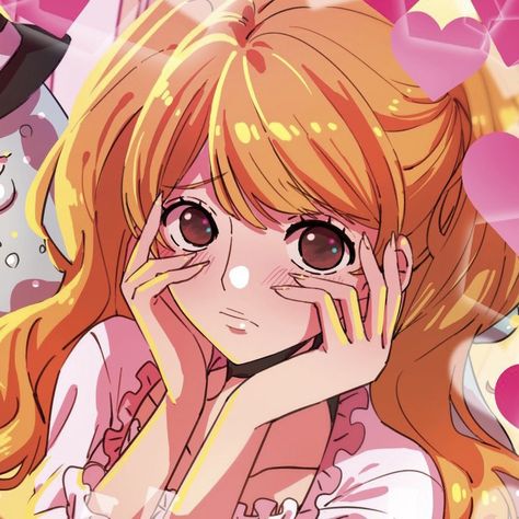 One Piece Pudding Fanart, Pudding Charlotte, Charlotte Pudding Icon, Cute One Piece Pfp, One Piece Girls Icons, Nami Icons One Piece, One Piece Pudding, One Piece Pink Icon, Charlotte Family One Piece