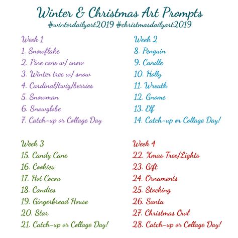 (9+) Procreate Daily Tutorials for a 30 Day Art Challenge in 10-ish Minutes Per Day! Winter & Christmas! | Jennifer Nichols | Skillshare Winter Drawing Challenge, Christmas Art Prompts, Winter Art Challenge, Christmas Art Challenge, December Art Challenge, Winter Doodles, Holistic Psychology, Winter Challenge, Watercolor Journaling