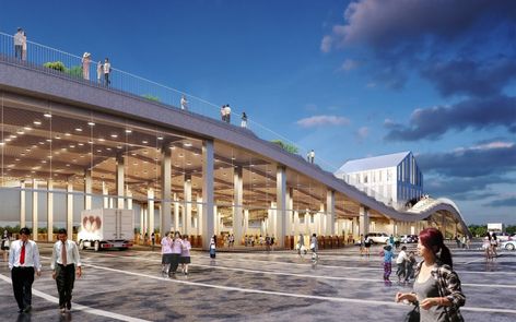 Vegetable Market, Tainan City, Produce Market, Parametric Architecture, Public Market, Tainan, Natural Ventilation, Rural Area, Urban Farming