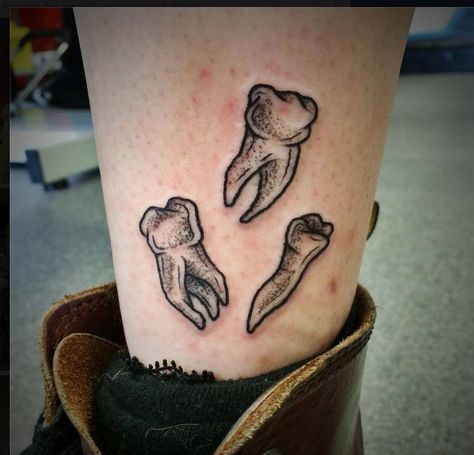 Human Teeth Tattoo, Jar Of Teeth Tattoo, Ay Tattoo, Daydream Tattoo, Teeth Tattoo, Rad Tattoos, Halloween Teeth, Tooth Tattoo, Windows To The Soul