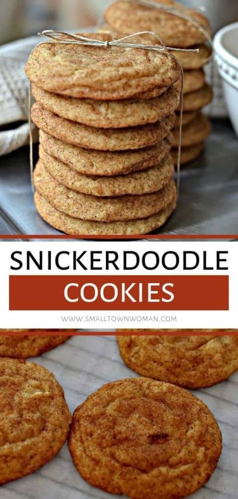 Easy Snickerdoodle Recipe, Best Snickerdoodle Cookies, Snickerdoodle Cake, Snickerdoodle Recipe, Cake Mix Cookie Recipes, Snickerdoodle Cookies, Christmas Cookie Exchange, Snickerdoodle Cookie Recipes, Cookie Exchange