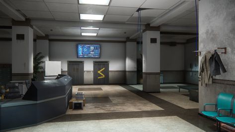 Government Facility Aesthetic, Military Base Aesthetic, Command Room, Luxury Bathroom Master, Ghost Warrior, Interior Concept Art, Base Building, Brutalist Buildings, Building Aesthetic