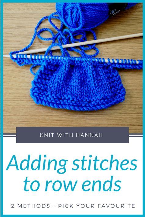 Knitting Increase, Kids Hats Patterns, Knitting 101, Cast On Knitting, Knitting Hacks, Knitting Help, Knitting Stitches Tutorial, Knitting Basics, Casting On