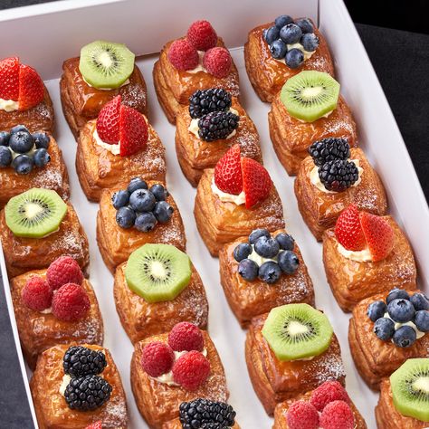 Paris Baguette - Your neighborhood bakery café Fruit Pastry, Paris Baguette, Fruit Pastries, Paris Food, Pastry And Bakery, Bakery Recipes, Bakery Cafe, Mini Desserts, Cafe Food