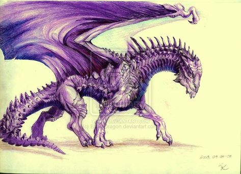 Bipedal Dragon, Dragon Dnd, Amethyst Dragon, Emerald Dragon, Purple Pen, Eastern Dragon, American Dragon, Dragon's Lair, D D Monsters