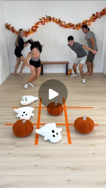 The Smily Fam on Instagram: "How many chances to win did we miss!? 😂 btw Happy September 1st you know what that means.. 🎃👻 #halloween #game #tictactoe #competition" Halloween Competition Games, Competition Games, Youth Group Games, Happy September, Holiday Party Games, September 1st, Team Games, Group Games, Thanksgiving Ideas