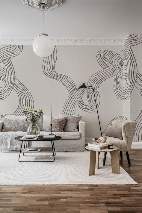 Zentangle Inspiration, Abstract Wallpaper Design, Hemma Diy, Studio Room, Graphic Wallpaper, Black And White Wallpaper, Wallpaper Collection, Bedroom Designs, Wallpaper Bedroom