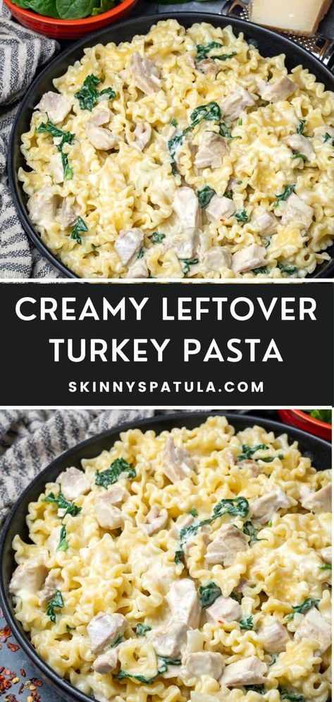 Smoked Turkey Pasta, Leftover Shredded Turkey Recipes, Turkey Tretazzini Recipe, Turkey Meat Pasta Recipe, Cooked Turkey Breast Leftover Recipes, Leftover Turkey Pasta Recipes, Turkey Breast Leftover Recipes, Cooked Turkey Recipes Leftovers, Smoked Turkey Leftover Recipes