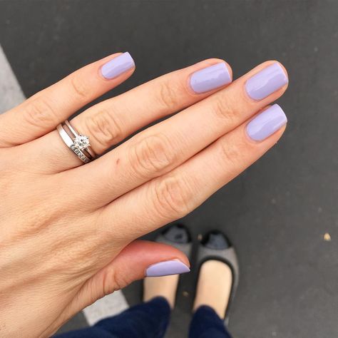 Crystal on Instagram: “⚡️Lilacism, @essie⚡️ Because #onwednesdayswewearpurple with the @essieclubcollab. 💁🏻‍♀️💜🔮☂️ #essielove #lilacism #purplenails…” Essie Lilacism, Purple Nails, Essie, Nail Inspo, Nails, Crystals, Makeup, Beauty, Instagram