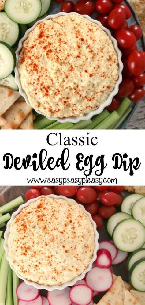 Classic Deviled Egg Dip For Any Occasion - Easy Peasy Pleasy Appetizers Game Day, Deviled Egg Dip, Egg Dip, Deviled Eggs Recipe Easy, Devilled Eggs Recipe Best, Deviled Eggs Recipe Classic, Avocado Deviled Eggs, Best Deviled Eggs, Deviled Eggs Easy