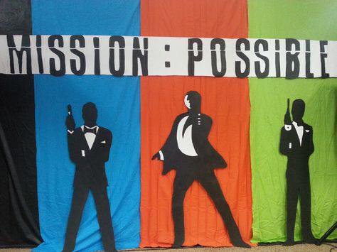 Detective Vbs, Fest Decor, Mission Impossible Theme, Customer Service Week, Pta Ideas, Mission Possible, Harvest Fest, Staff Development, Vbs Themes