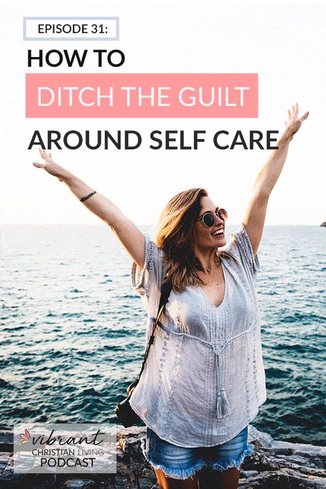 Why do so many women say “I feel guilty about taking care of myself”? We know the importance of self care and life balance. So why do we struggle with guilt about it? How can we get over the guilt of self care and gain a healthier mindset about taking good care of ourselves (so that self care becomes a reality in our daily routines)? Today we’re going to work through the guilty thoughts around self care so that we can make it easier to make life balance a reality. via @UrVibrantFamily How To Get Rid Of Guilt Feelings, How To Not Feel Guilty About Everything, Release Guilt Affirmations, Feeling Guilty For Self Care, Self Care Podcasts For Women, Christian Mindset, Healthier Mindset, Taking Care Of Myself, Importance Of Self Care