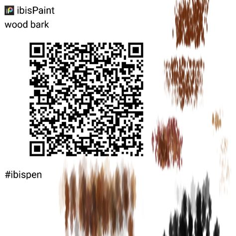 Wood Brush Ibis Paint, Fur Texture Ibis Paint Brush, Leaf Qr Code Ibis Paint, Paintbrush Qr Code Ibis Paint, I Is Paint Brushes Qr, Ibid Paint Qr Code Brush, Painted Wood Texture, Wood Bark, Paint Brush Art