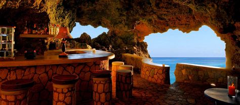 Live on the jungle cliffs of Negril for a week The Caves Jamaica, Hotel Jamaica, Moroccan Hotel, Suite Room Hotel, Unique Destinations, Vacation Meme, Cliff Hotel, Cliff Side, Cave Room