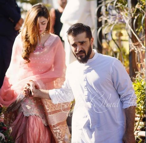 Fiza Khawar, Nimal Khawar, Hamza Ali Abbasi, Naimal Khawar, Asian Wedding Dress Pakistani, Nikah Ceremony, Nikah Dress, Pakistani Formal Dresses, Desi Wedding Dresses