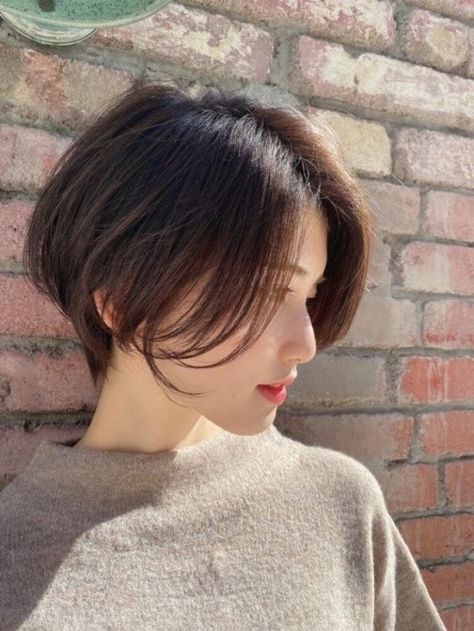 Korean Bob, Japanese Short Hair, Tomboy Haircut, Short Hair Tomboy, Korean Short Hair, Girls Short Haircuts, Korean Hair, Asian Short Hair, Hair Inspiration Short