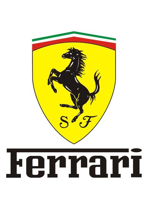 Truck Logos Design, Ferrari Flag, Scuderia Ferrari Logo, Ferrari Party, Ferrari Sign, Lamborghini Logo, Car Banner, Car Brands Logos, Garage Car