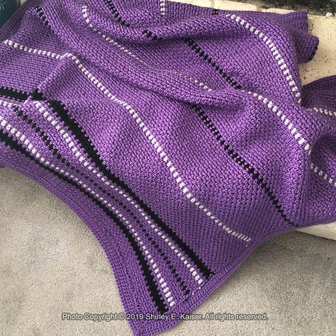 Black Crochet Blanket, Black Afghan, Crochet Purple, Kid Blanket, Kids Blankets, Crochet Blankets, Baltimore Ravens, Black Crochet, Black And Gray