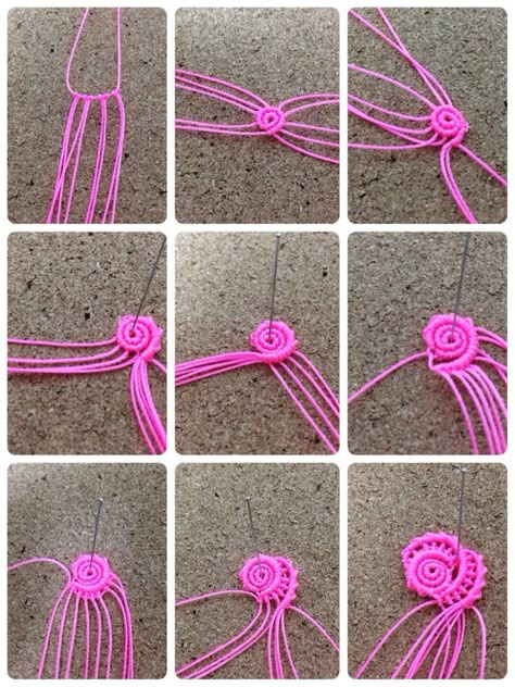 Macrame Tassel Diy, Tassel Diy, Macrame Tassel, Art Macramé, Tutorial Macramé, Macrame Knots Tutorial, Macrame Tutorials, Knots Diy, Knots Tutorial