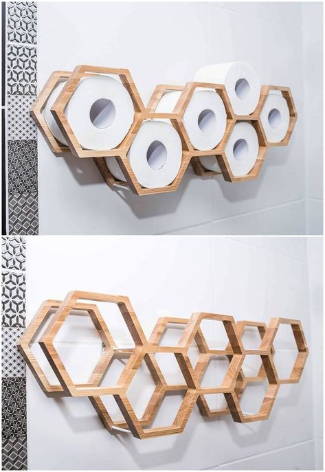 toilet paper holder - Keep Your Bathroom in Order With These 20 Organizing Ideas Design Interior Baie, Koti Diy, Organizing Solutions, Add Storage, Hemma Diy, Diy Casa, Bathroom Organization, Diy Bathroom, Handmade Home