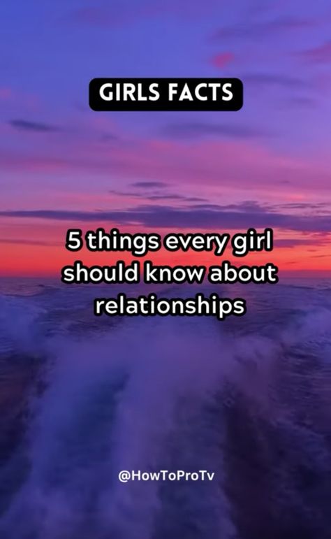 Girls Facts😍 Facts About Girls, About Relationships, Daily Facts, Girl Facts, Girls In Love, 5 Things, Every Girl, Facts About, In Love