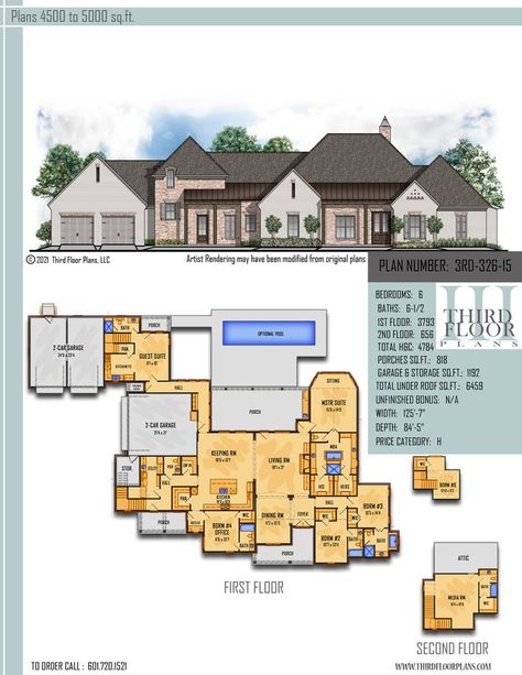 $2150 house plan sets Master Suite Floor Plan, Master Suite Bedroom, Mother In Law Suite, Open House Plans, Pool House Plans, House Plans Mansion, 4 Bedroom House Plans, Porch Bedroom, Home Floor Plans