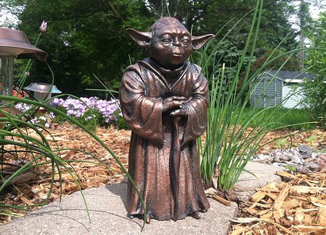 Must. Have. Garden Projects Diy, Geeky Craft, Garden Seating Area, Star Wars Diy, Garden Gnomes, Project List, Backyard Shed, Garden Art Projects, Garden Gnome