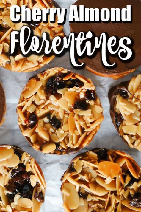 Florentines Recipe Biscuits, Almond Florentine Cookies, Jane Craig, Almond Florentines, Florentine Cookies Recipe, Budwig Diet, Toffee Bites, Florentine Cookies, Florentines Recipe