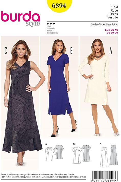 Burda Sewing Patterns, Burda Patterns, Simplicity Dress, Dress Making Patterns, Miss Dress, Womens Sewing Patterns, Simplicity Sewing, Burda Style, Simplicity Sewing Patterns