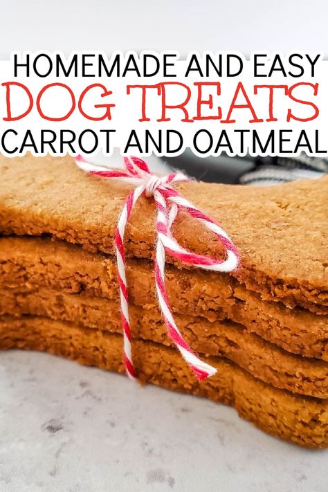 Homemade Dog Treats Oatmeal, Peanut Butter Carrot Dog Treats, Peanut Butter And Carrot Dog Treats, Carrot Treats For Dogs, Carrot Dog Treats Recipes, Treats For Dogs Homemade, Daisy Treats, Oatmeal Dog Treats, Carrot Dog Treats