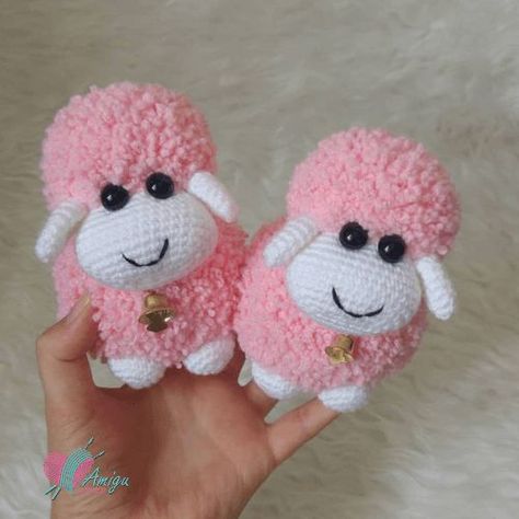 Sheep Amigurumi Free Pattern, Sheep Amigurumi, Keychain Amigurumi, Bunny Keychain, Cute Amigurumi, Bunny Amigurumi, Turkey Pattern, Turkish Pattern, Easter Crochet