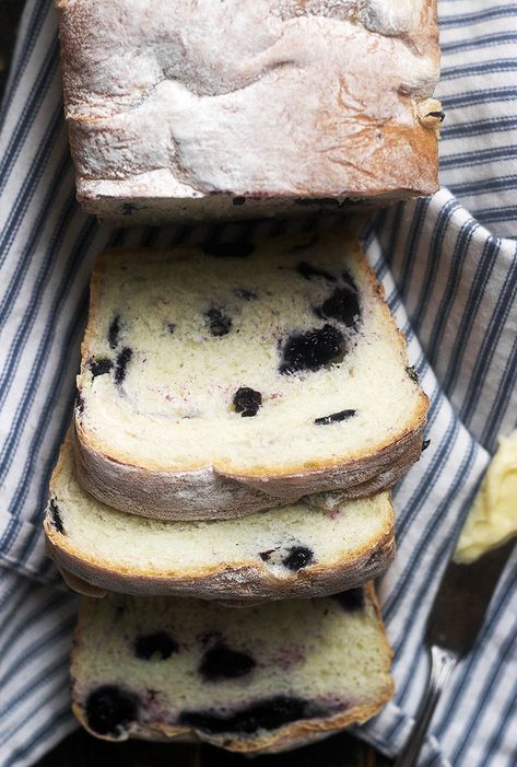 Cinnamon Knots, Cream Bread Recipe, Blueberry Muffin Bread, Yeast Bread Recipes, Swirled Bread, Blueberry Bread, Loaf Recipes, Sun Rises, The Jam