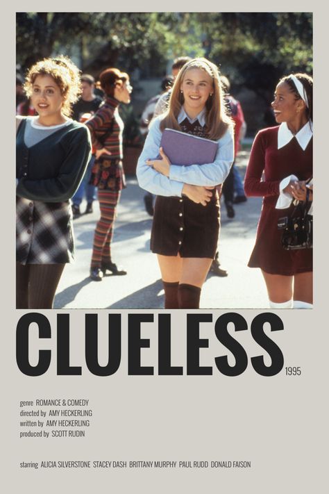 Clueless Movie, Stacey Dash, Film Posters Minimalist, Romance Comedy, Film Posters Vintage, Movie Poster Wall, Chick Flicks, Movie Posters Minimalist, Alternative Movie Posters