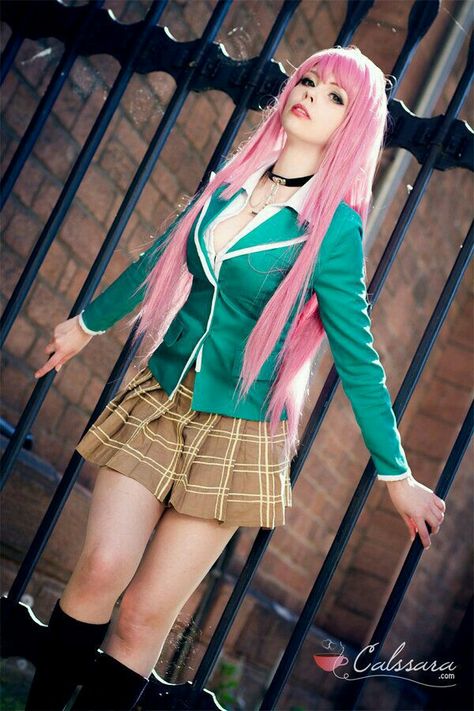 Vampire + rosario maka Rosario X Vampire, Moka Akashiya, Vampire Cosplay, Rosario Vampire, Epic Cosplay, Tokyo Otaku Mode, Amazing Cosplay, Manga Cosplay, Best Cosplay