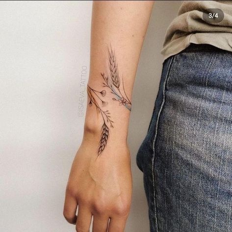 Wheat Wrist Tattoo, Wheat Bouquet Tattoo, Wheat And Wildflower Tattoo, Ukrainian Flowers Tattoo, Wheat Tattoo Meaning, Made In Ukraine Tattoo, Wheat Tattoos For Women, Ukrainian Tattoos For Women, Ukrainian Tattoo Ideas