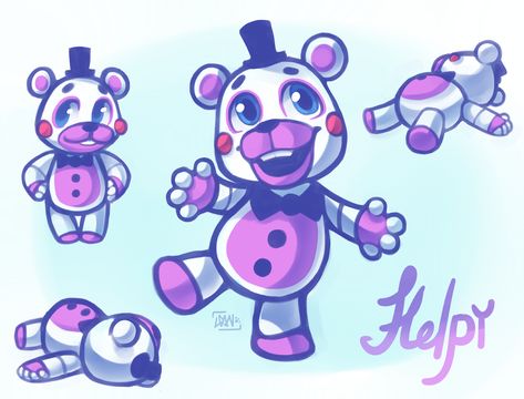 I'm sorry - oop i love him Helpy Fnaf, Fnaf Sister Location, Survival Horror Game, Fnaf Comics, Fnaf Memes, Sister Location, Freddy Fazbear, Like And Comment, Fnaf Characters