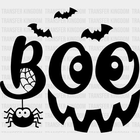 Halloween Boo Pumpkin Smile Face Design - Dtf Heat Transfer Boo Pumpkin, Pumpkin Face, Heat Press Machine, Dtf Printing, Customise T Shirt, Halloween Boo, Create T Shirt, Face Design, Scroll Saw