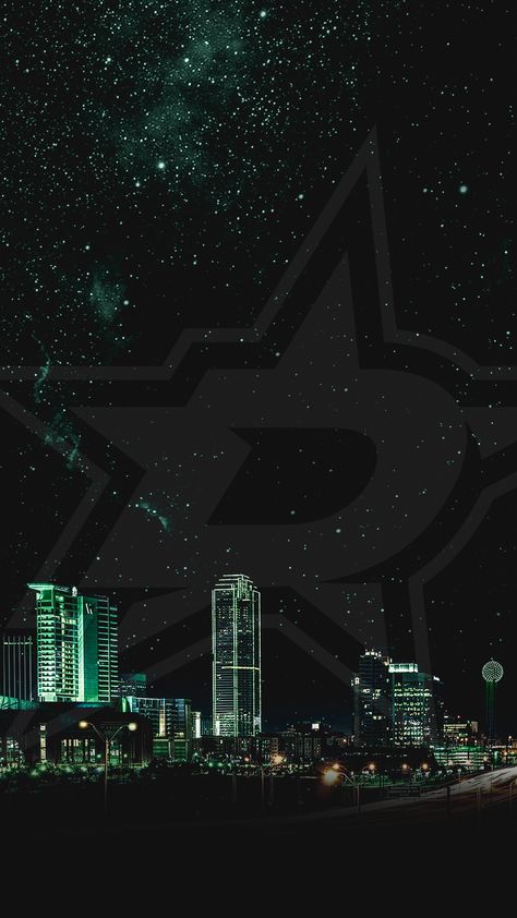 Nhl Wallpaper, Dallas Stars Hockey, Stars Hockey, Nhl Logos, Team Wallpaper, Texas Star, Sports Aesthetic, Star Background, Sports Wallpapers