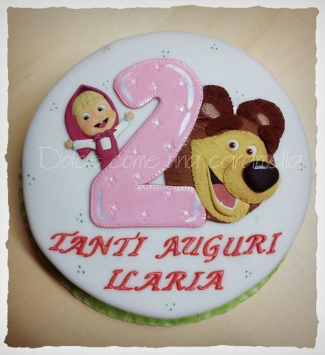 Masha e Orso cake bidimensionale Minnie Party, Cake Designs, Gingerbread Cookies, Gingerbread, Minnie Mouse, Sugar Cookie, Pastel, Pasta, Collage