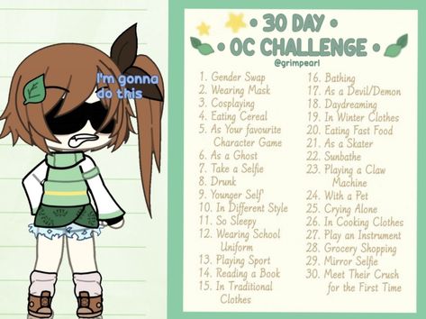 30 Day Oc Challenge, Day Oc Challenge, Cook Clothes, Eating Cereal, Oc Challenge, Eating Fast, 30 Day Challenge, 30 Day, Winter Outfits