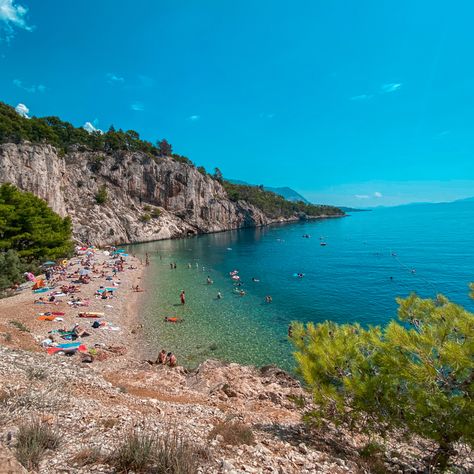 croatia Makarska Croatia, Hidden Beach, Croatia, Places To Travel, Travel