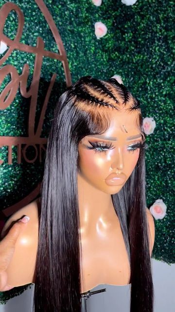 7x7 Closure Wig, 4x4 Closure Wig Hairstyles, Closure Wig Hairstyles, Wig With Closure, Birthday Hairstyles, Hair Business, Business Hairstyles, Front Lace Wigs Human Hair, Hair Collection